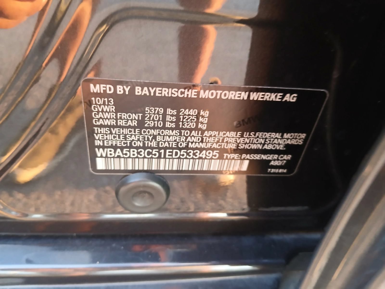 Used 2014 BMW 535i xDrive Sedan AWD/4WD image 10