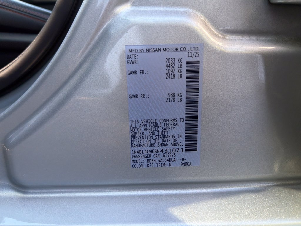 Certified 2025 Nissan Altima 2.5 SR AWD/4WD image 29