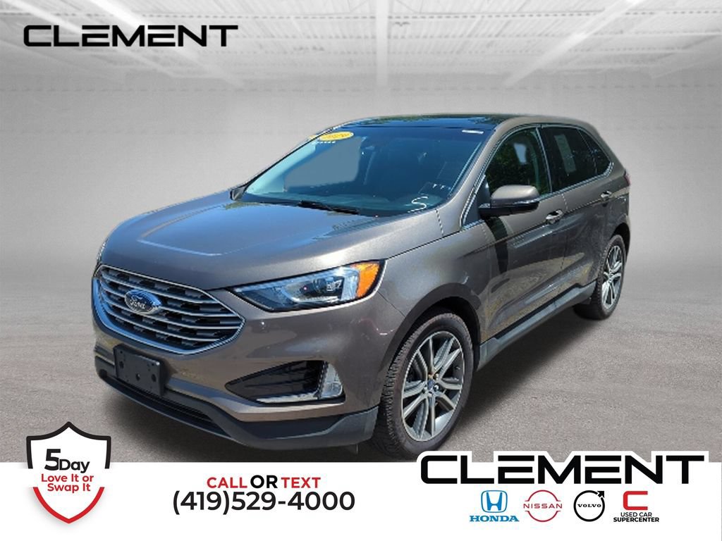 Used 2019 Ford Edge Titanium w/ Class II Trailer Tow Package AWD/4WD image 1