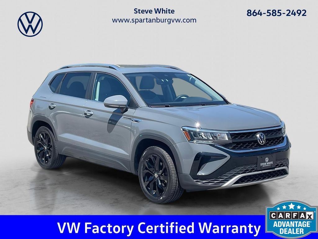 Certified 2023 Volkswagen Taos SE w/ Black Wheel Package AWD/4WD image 1