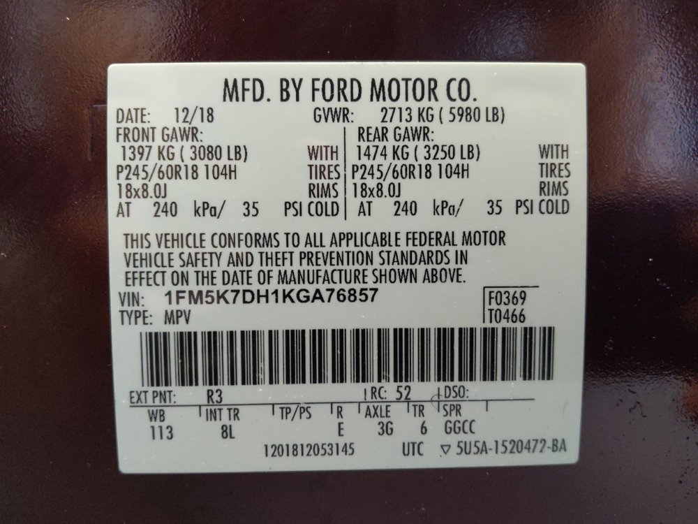 Used 2019 Ford Explorer XLT w/ Equipment Group 201A image 33