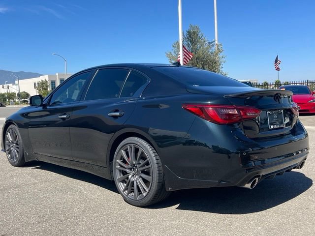 Certified 2023 INFINITI Q50 Red Sport 400 w/ Black Opal Edition RWD image 3