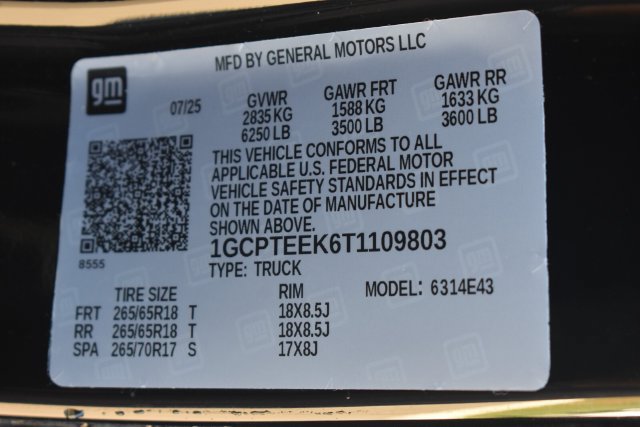 Certified 2026 Chevrolet Colorado Trail Boss AWD/4WD image 15