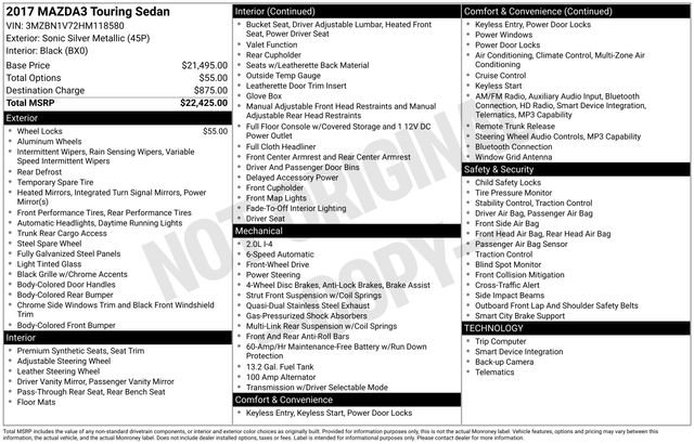 Used 2017 MAZDA MAZDA3 Touring image 10