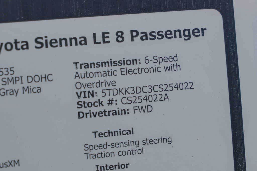 Used 2012 Toyota Sienna LE w/ Towing Pkg FWD image 28