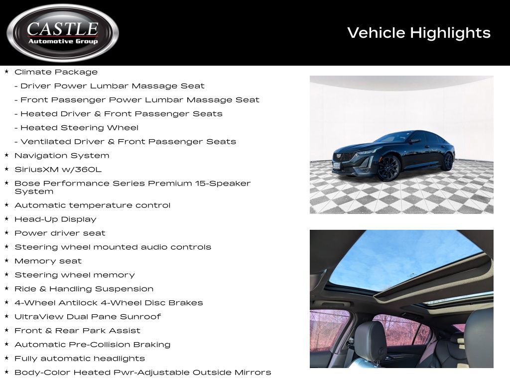 Certified 2023 Cadillac CT5 Sport image 8