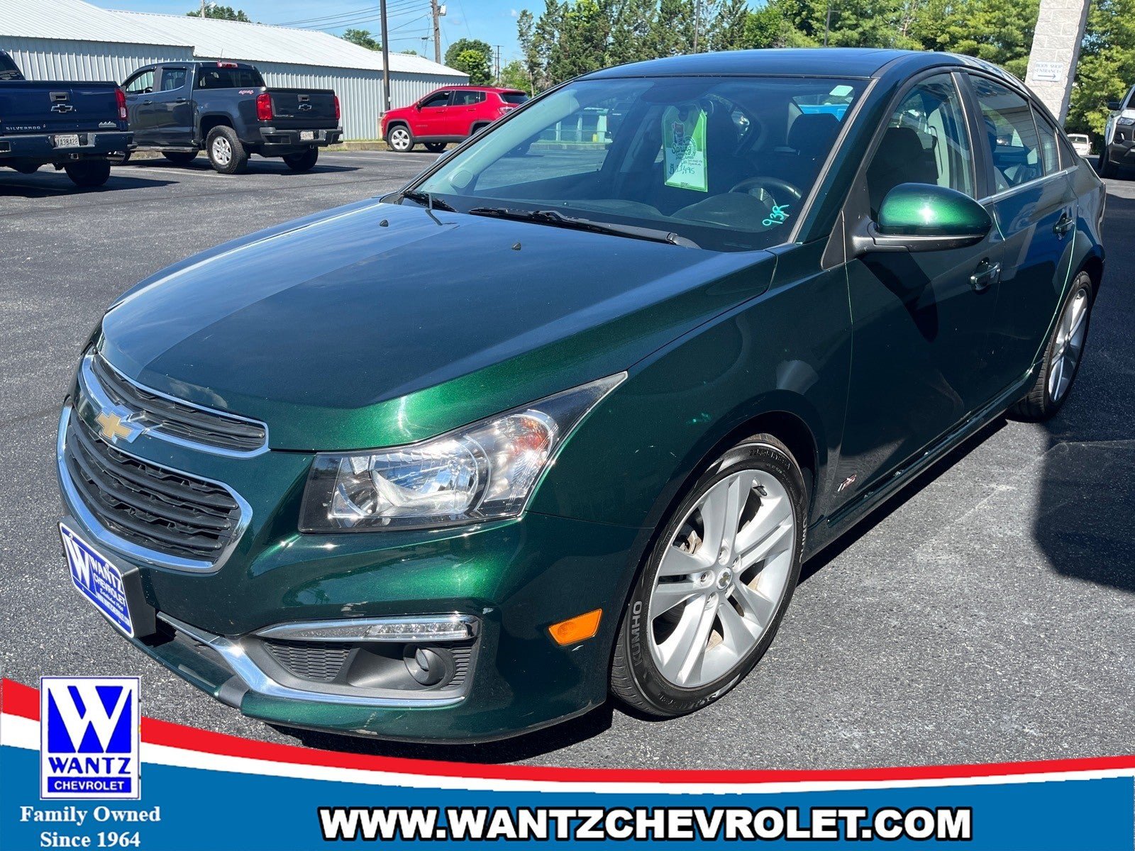 Used 2015 Chevrolet Cruze LTZ w/ Sun, Sound and Sport Package FWD image 2
