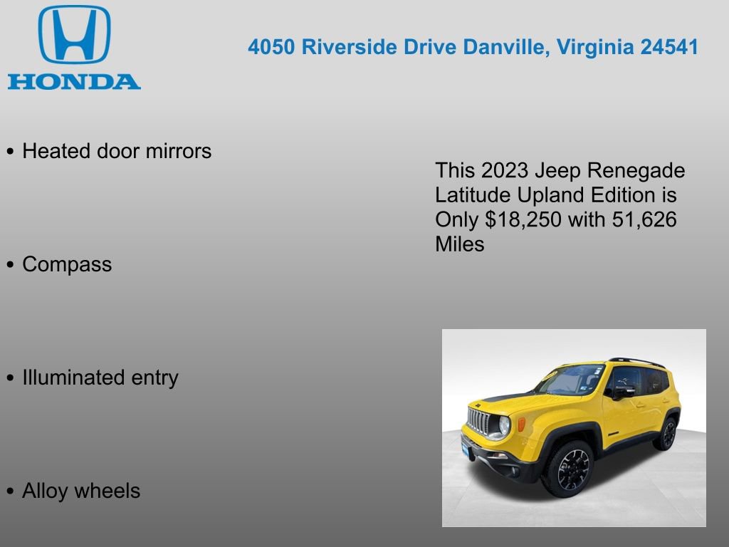 Used 2023 Jeep Renegade Latitude image 12