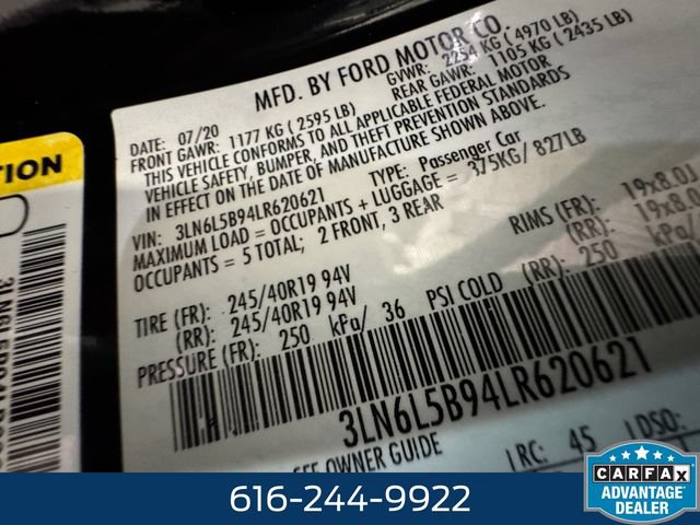 Used 2020 Lincoln MKZ AWD w/ Convenience Package image 27