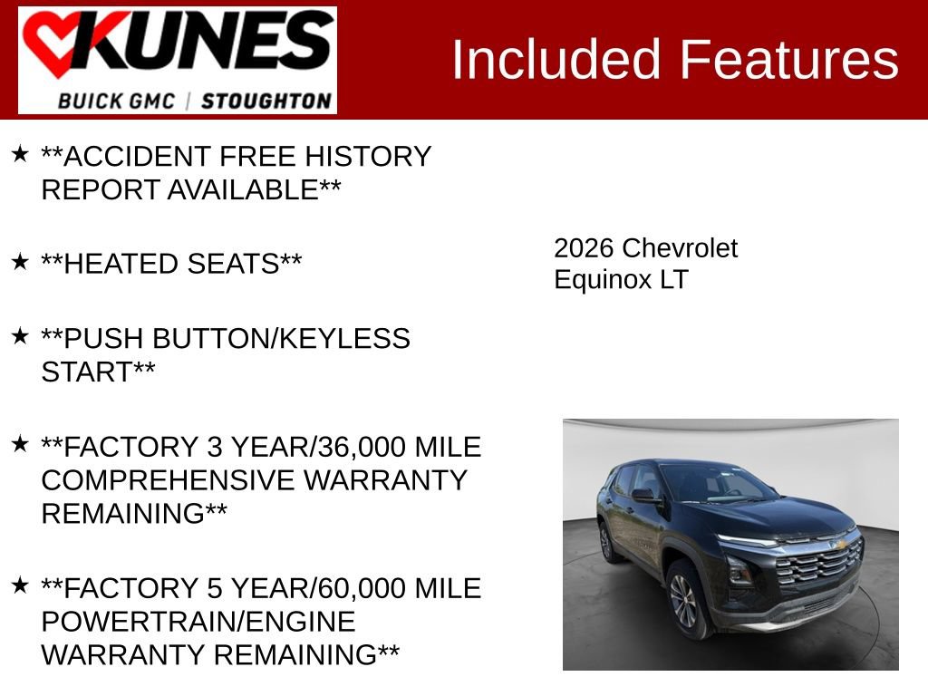 Used 2026 Chevrolet Equinox LT FWD image 3