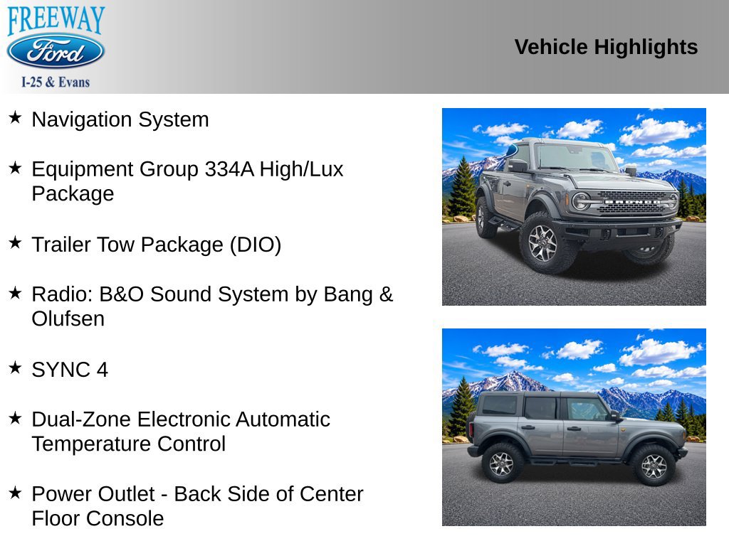 Used 2024 Ford Bronco Badlands AWD/4WD image 2