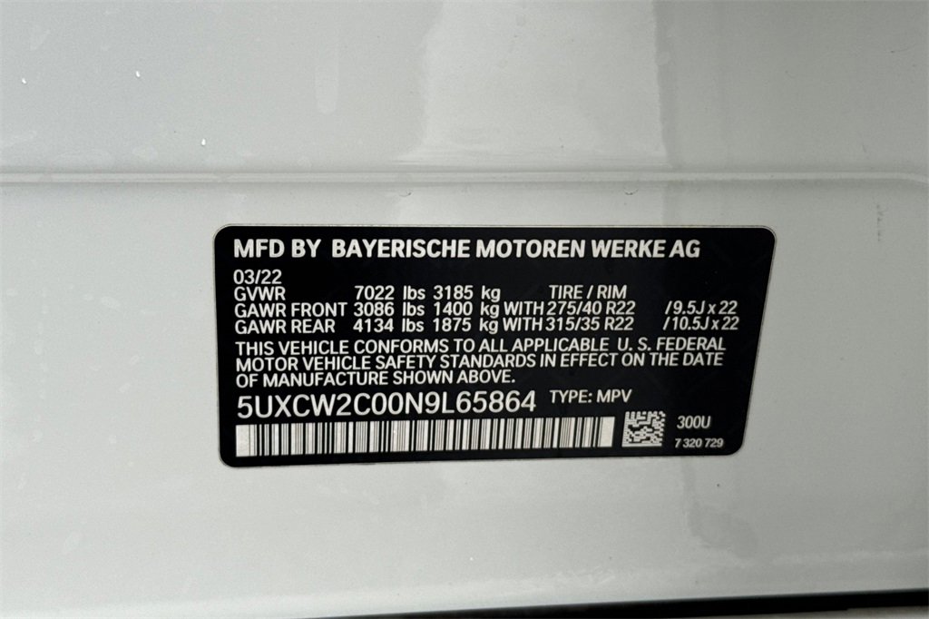 Used 2022 BMW X7 xDrive40i w/ M Sport Package image 29