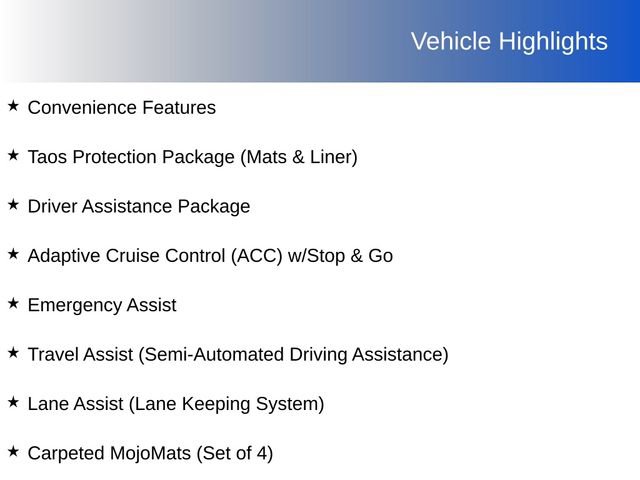 Used 2023 Volkswagen Taos S w/ Driver Assistance Package image 4