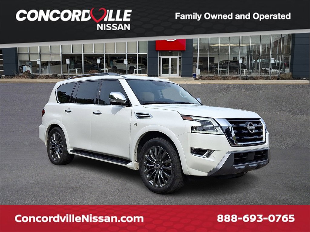 Used 2022 Nissan Armada Platinum w/ Captain's Chairs Package