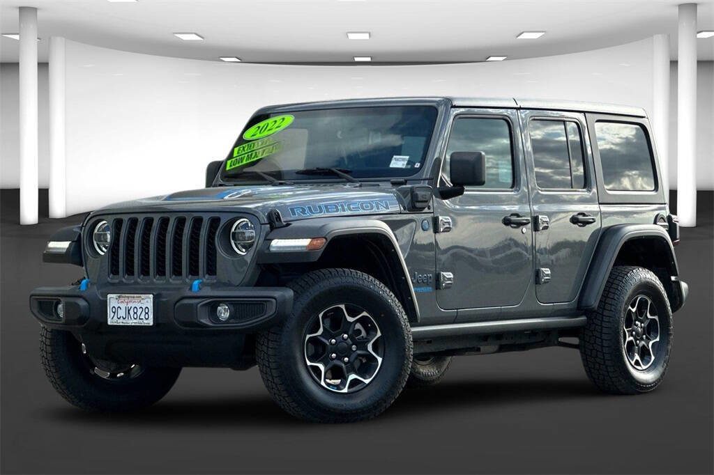 Used 2022 Jeep Wrangler Unlimited Rubicon 4xe w/ Cold Weather Group image 2