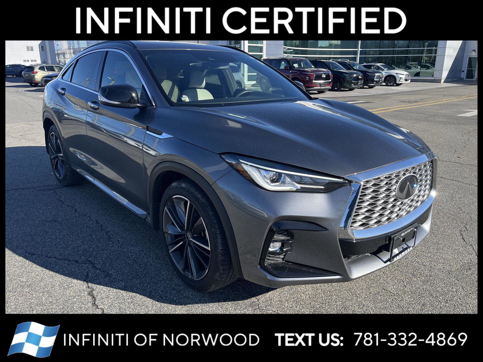 Certified 2025 INFINITI QX55 Luxe w/ Cargo Package image 1