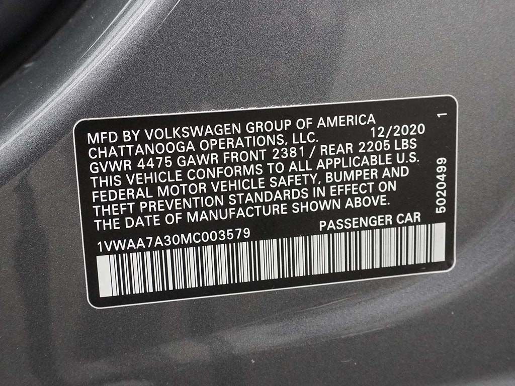 Used 2021 Volkswagen Passat 2.0T S FWD image 47