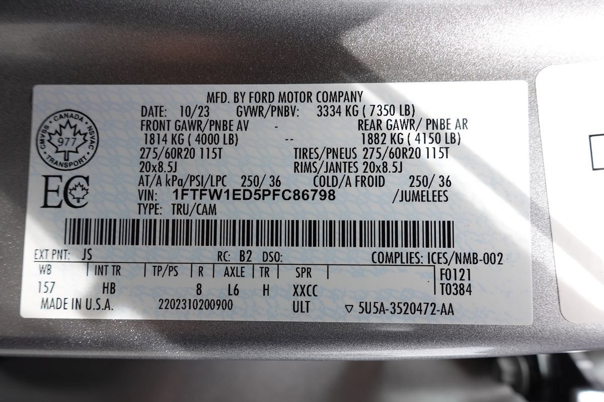 Used 2023 Ford F150 Lariat w/ Equipment Group 502A High AWD/4WD image 71