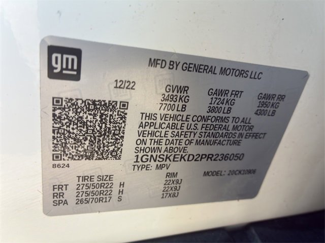 Certified 2023 Chevrolet Suburban RST image 21