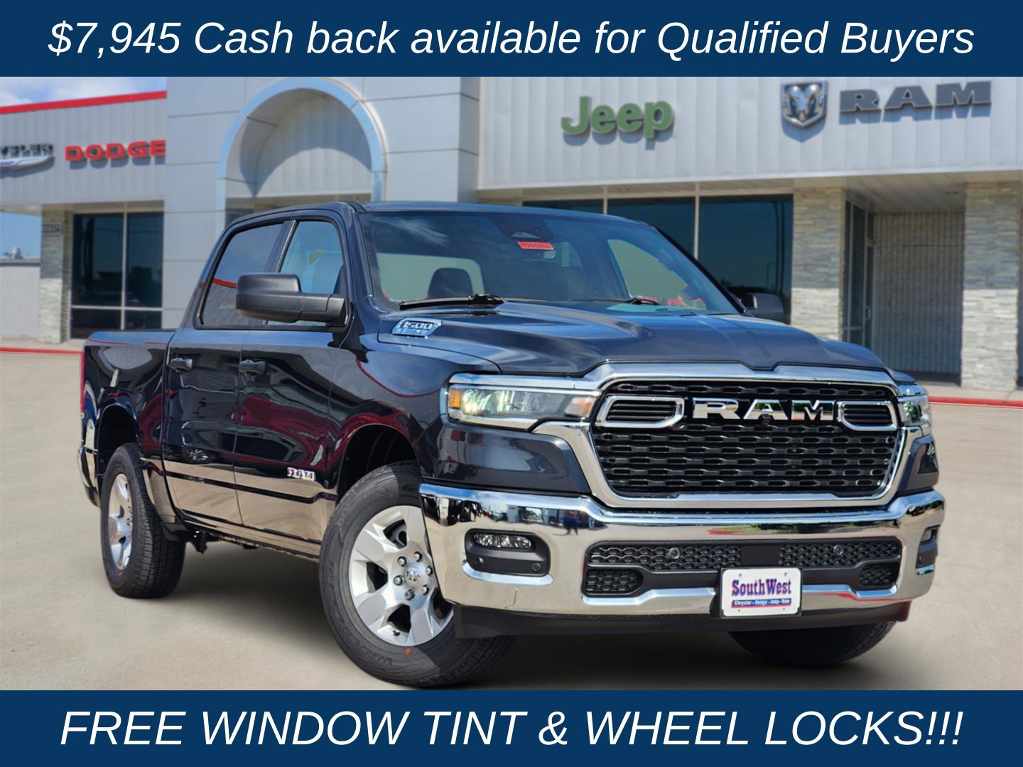 New 2026 RAM 1500 Lone Star RWD 360° Tour