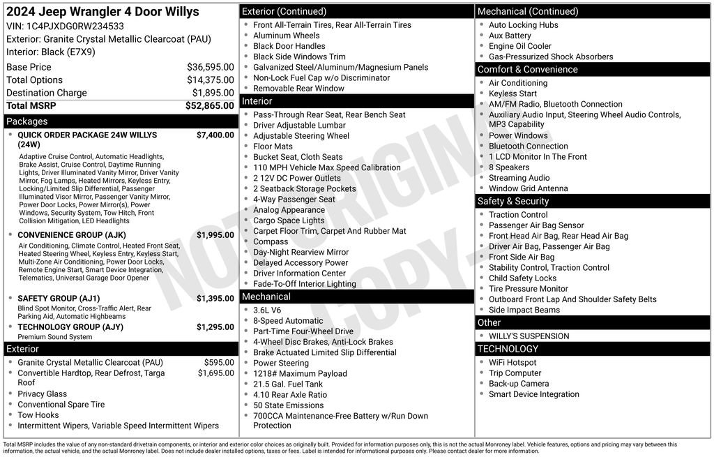 Used 2024 Jeep Wrangler Willys image 28