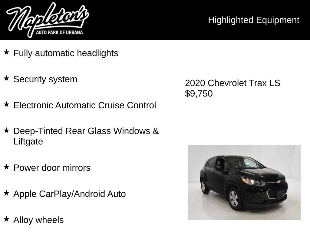 Used 2020 Chevrolet Trax LS w/ Tint and Cruise Package FWD image 16