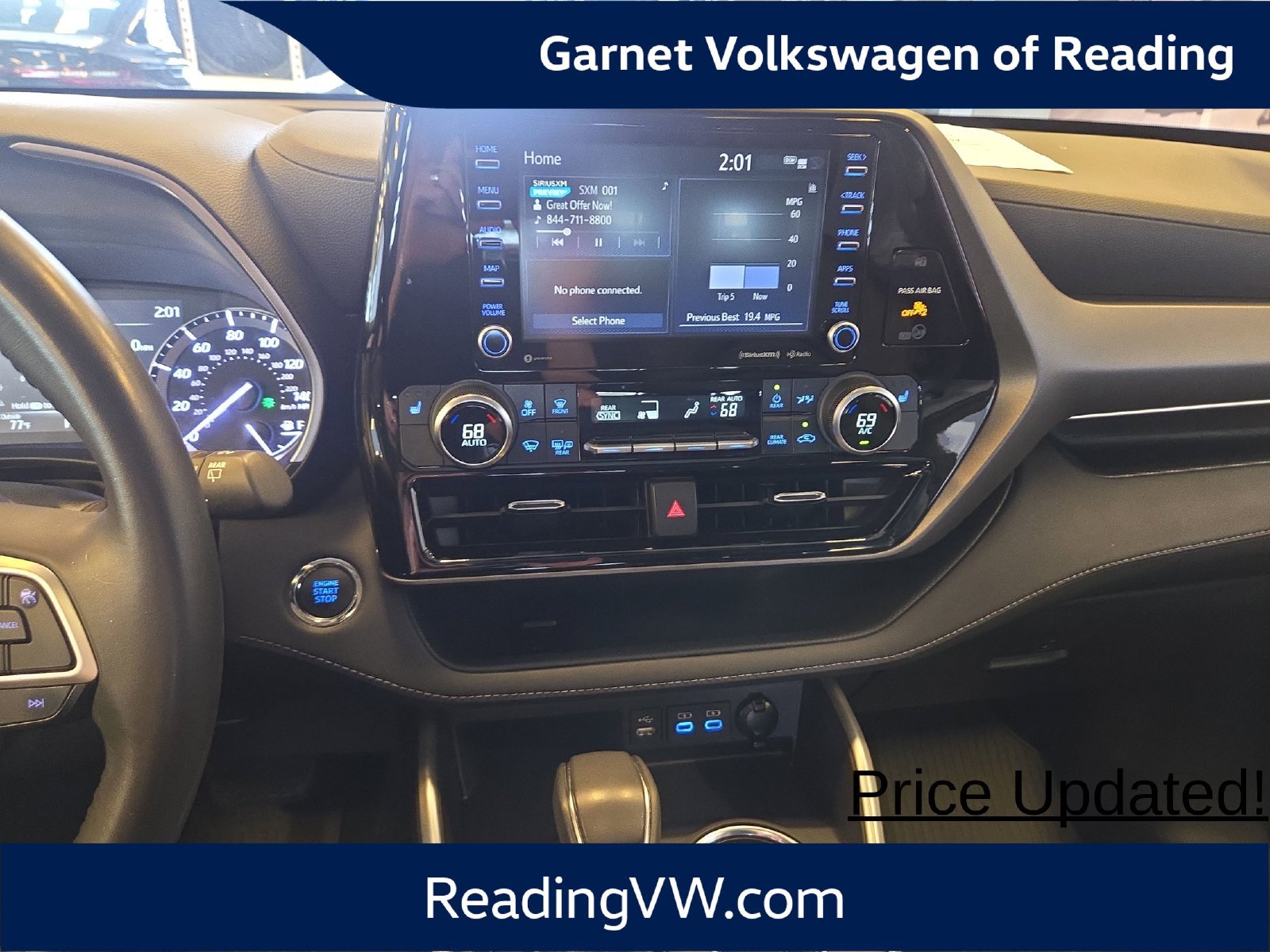 Used 2022 Toyota Highlander XLE AWD/4WD image 18