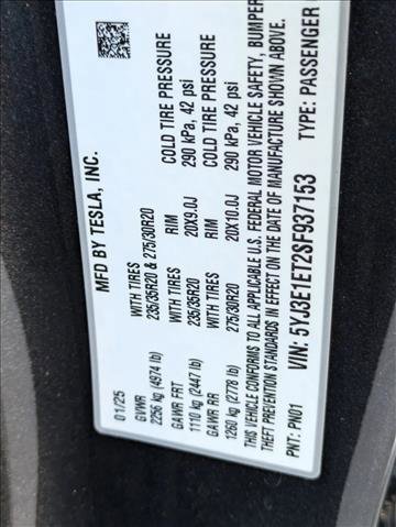 Used 2025 Tesla Model 3 Performance image 23