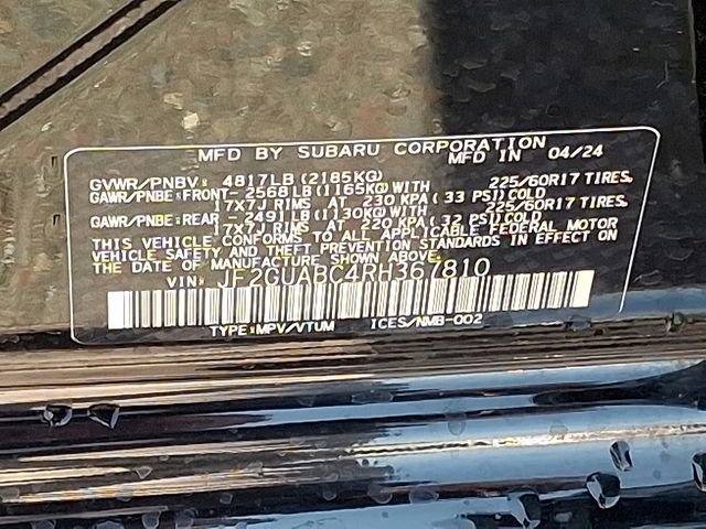 Certified 2024 Subaru Crosstrek 2.0i w/ Popular Package #1A AWD/4WD image 25