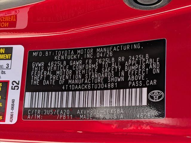 New 2026 Toyota Camry SE FWD image 17