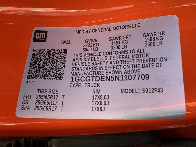 Certified 2022 Chevrolet Colorado Z71 w/ Safety Package image 8