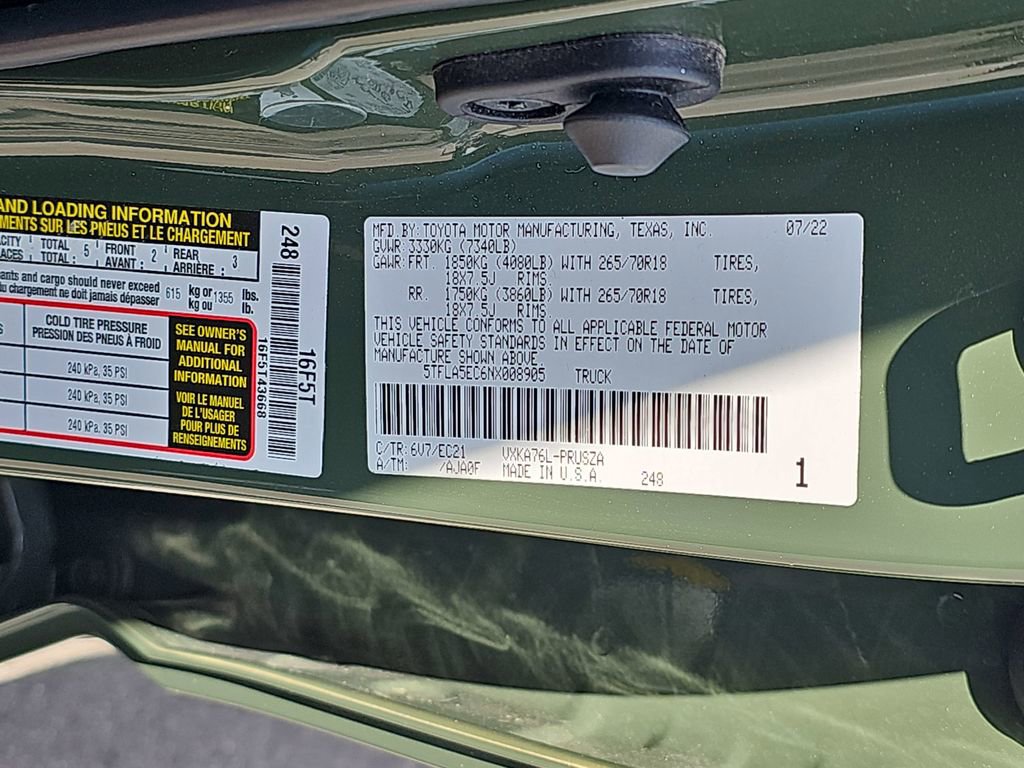 Used 2022 Toyota Tundra SR5 w/ TRD Off-Road Premium Package image 37