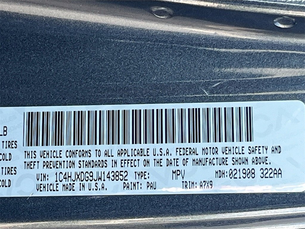 Certified 2018 Jeep Wrangler Unlimited Sport S image 27