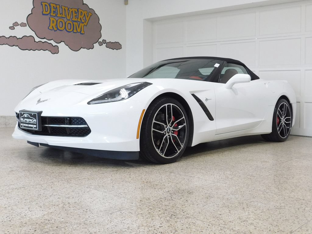 Used 2016 Chevrolet Corvette Stingray Convertible w/ 3LT Preferred Equipment Group RWD image 2