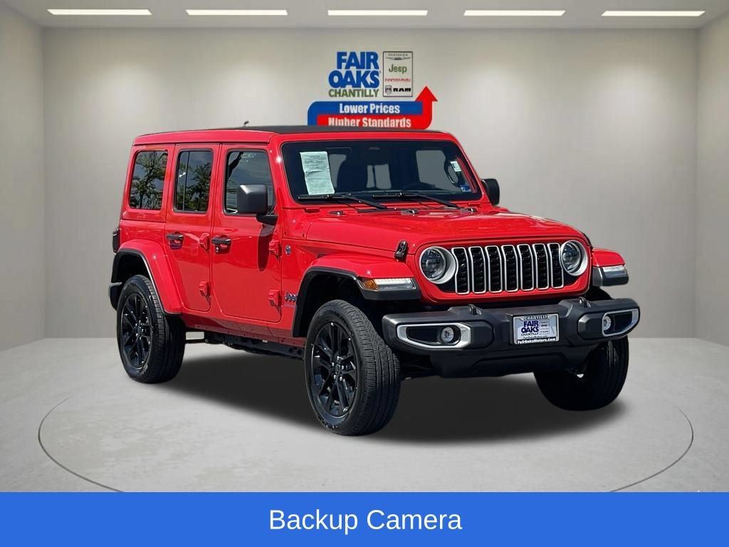 Certified 2025 Jeep Wrangler Unlimited Sahara w/ Safety Group AWD/4WD image 3