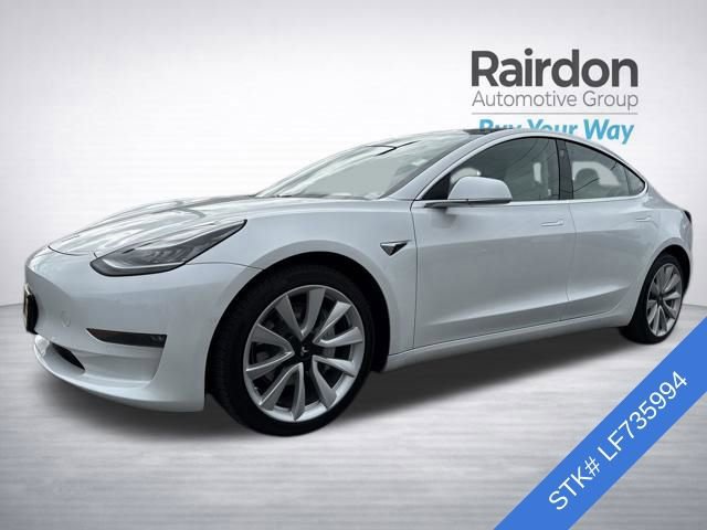 Used 2020 Tesla Model 3 Long Range AWD/4WD image 3