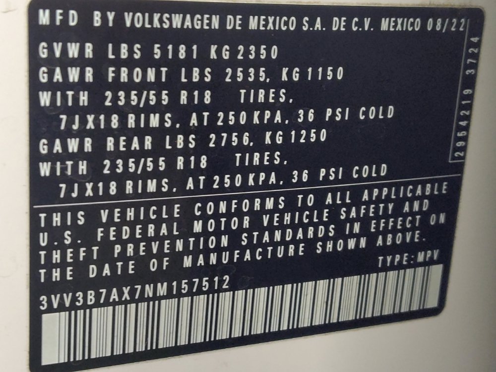 Used 2022 Volkswagen Tiguan SE FWD image 33