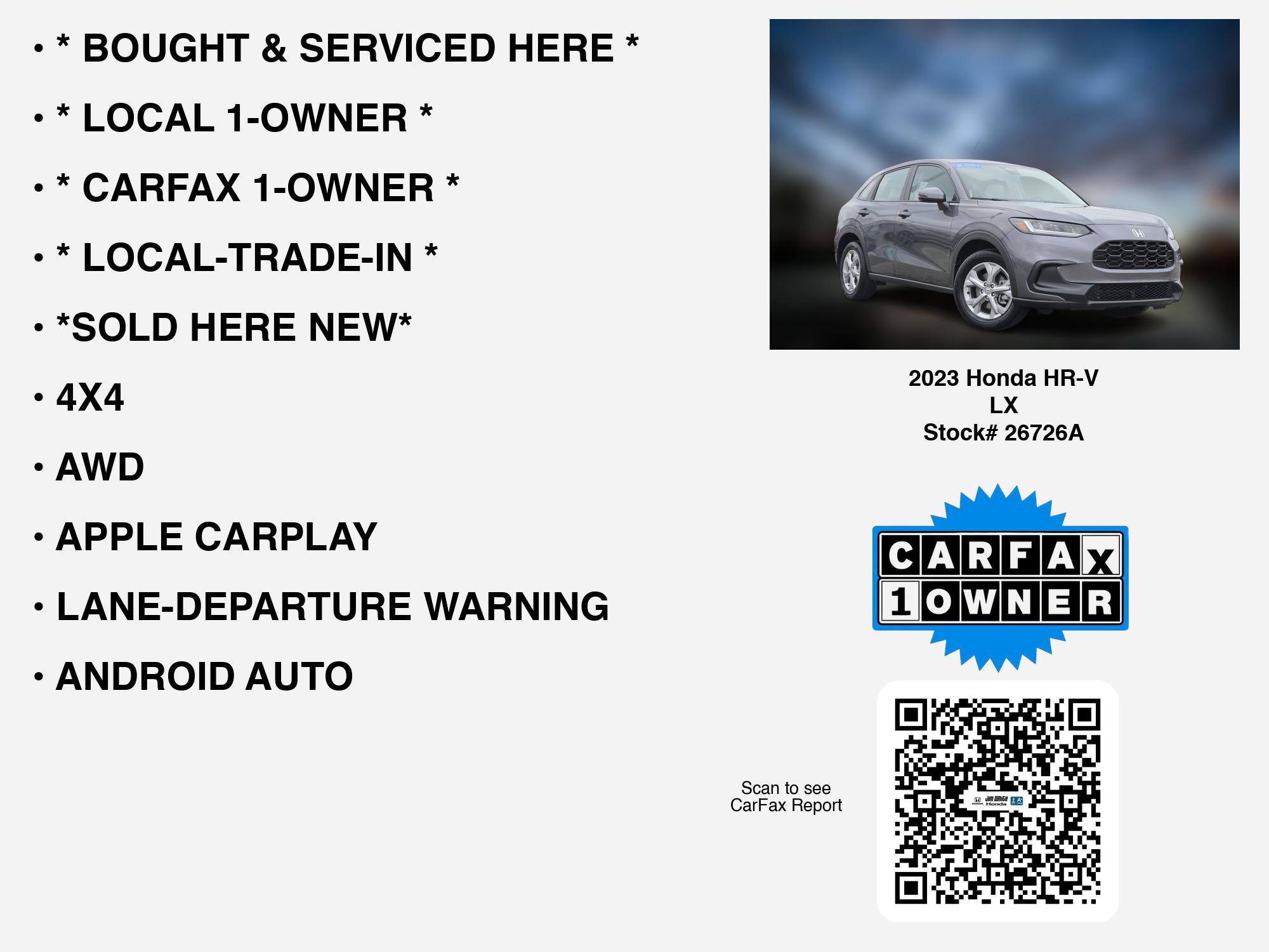 Certified 2023 Honda HR-V LX image 7