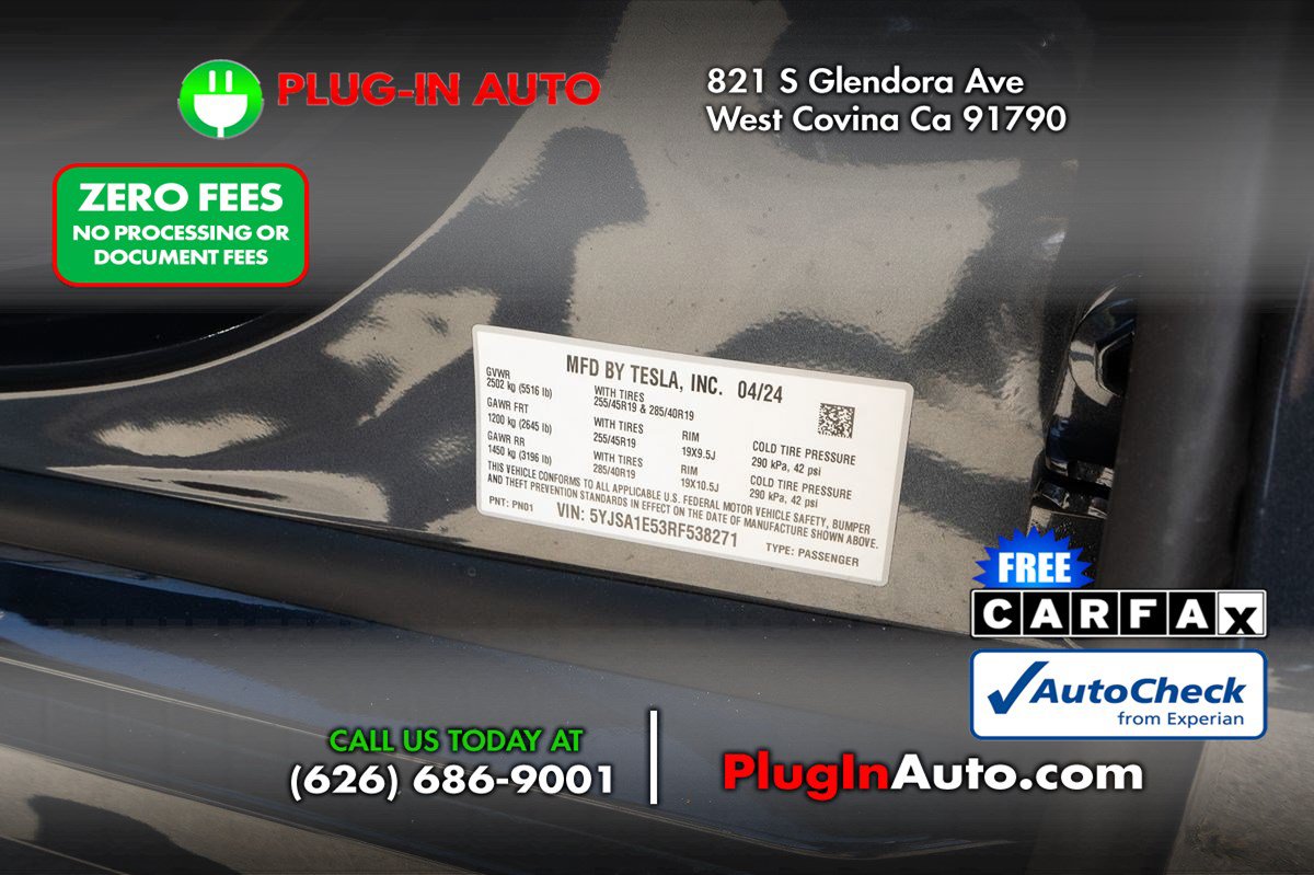 Used 2024 Tesla Model S AWD/4WD image 8