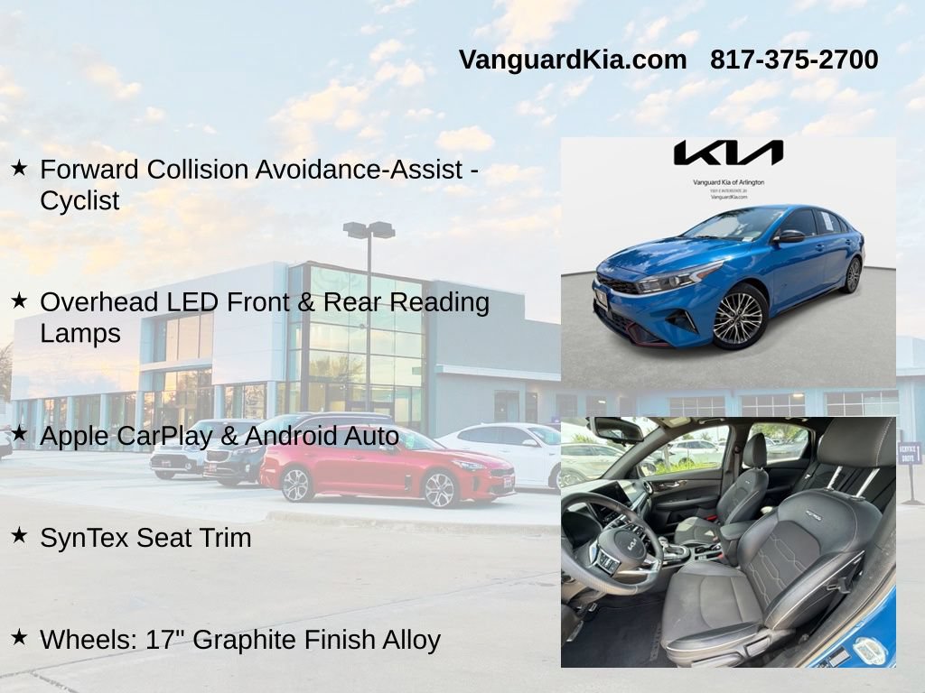 Certified 2022 Kia Forte GT-Line w/ GT-Line Premium Package FWD image 18