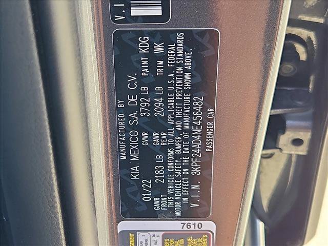 Used 2022 Kia Forte LXS FWD image 22