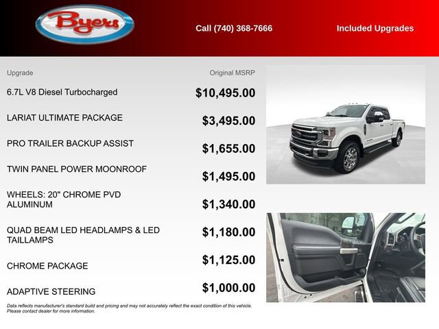Used 2021 Ford F250 Lariat w/ Lariat Ultimate Package AWD/4WD image 5