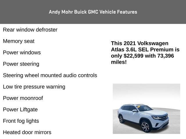 Used 2021 Volkswagen Atlas SEL Premium AWD/4WD image 8
