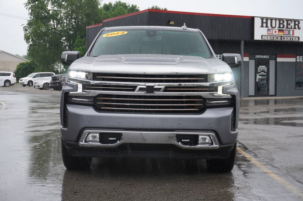 Used 2022 Chevrolet Silverado 1500 High Country w/ LPO, Dark Essentials Package AWD/4WD video 2