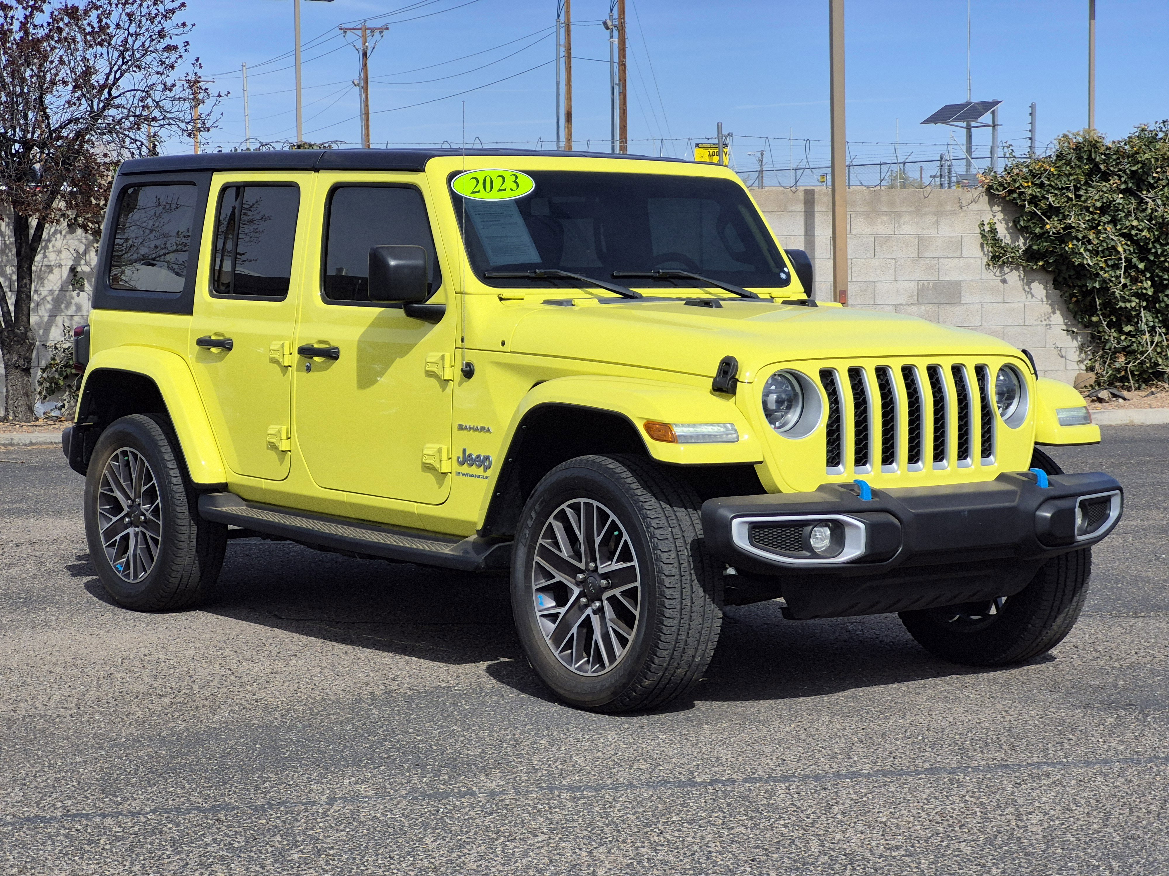 Used 2023 Jeep Wrangler Sahara 4xe image 3