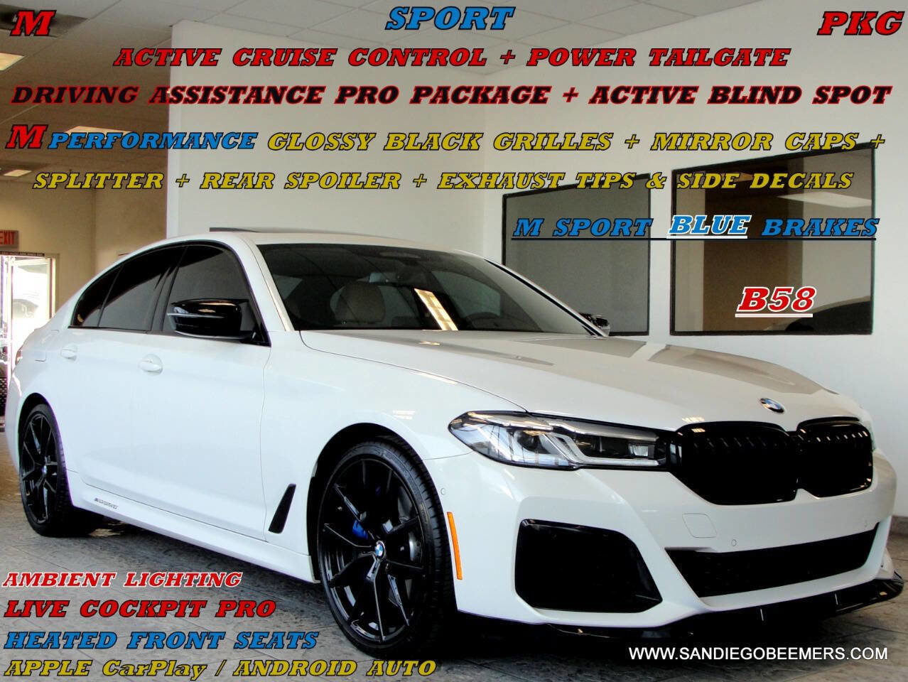 Used 2022 BMW 540i w/ M Sport Package