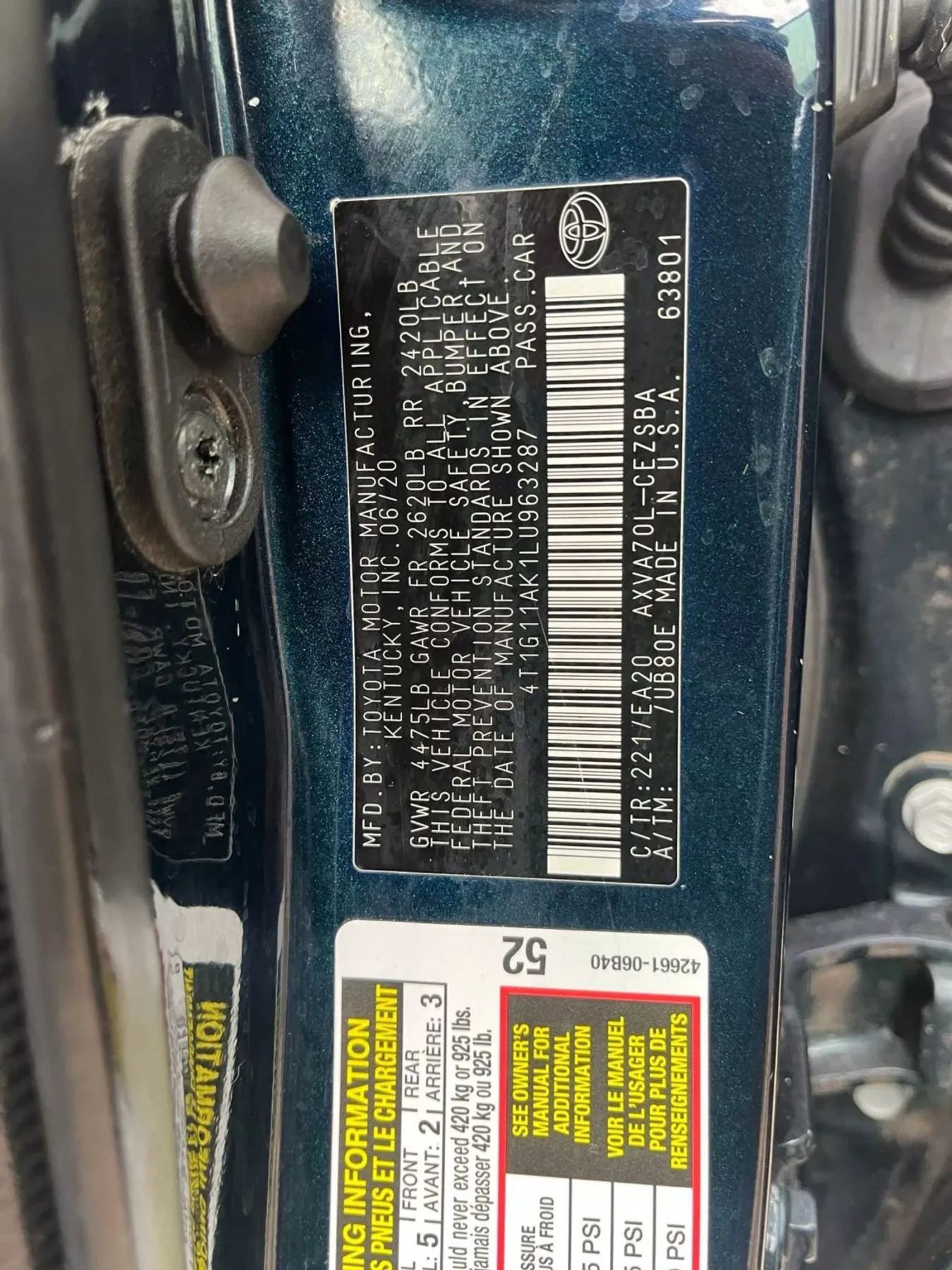 Used 2020 Toyota Camry SE FWD image 24