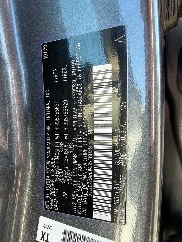 Used 2021 Toyota Highlander Limited FWD image 49