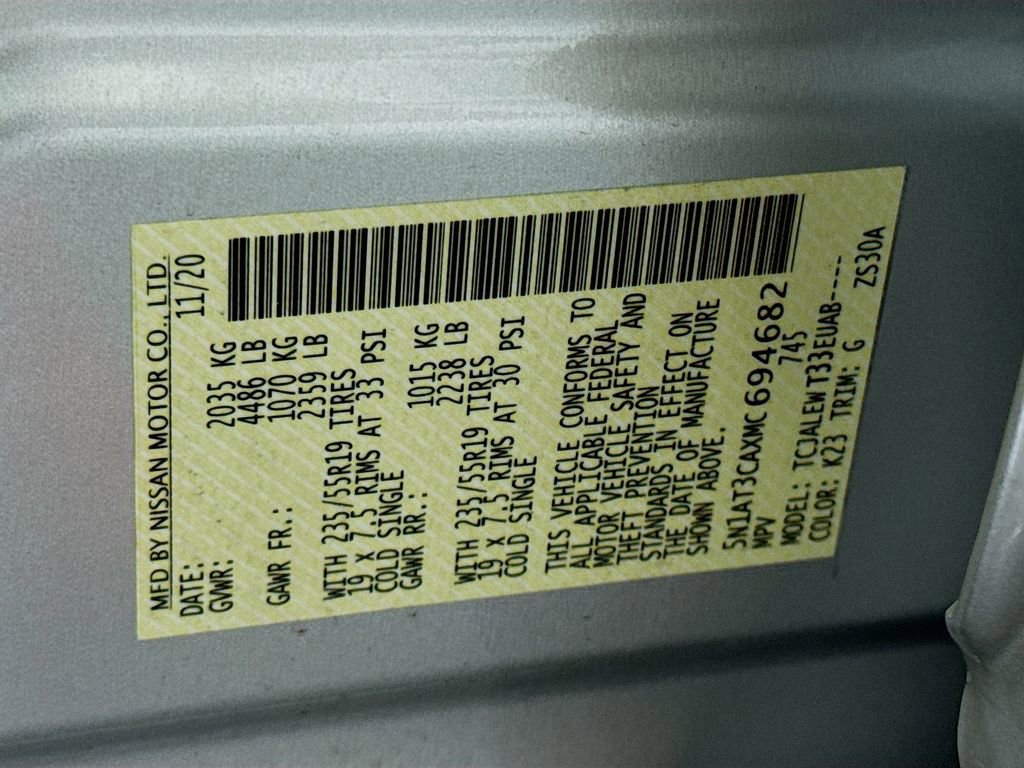 Used 2021 Nissan Rogue SL w/ Premium Package image 35