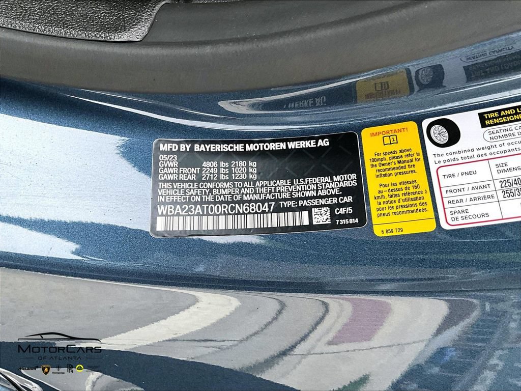 Used 2024 BMW 430i Convertible w/ M Sport Package RWD image 26